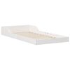 vidaXL Cadre de lit Blanc 90 x 190 cm Pin massif