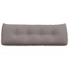 vidaXL Coussin de Dos Taupe 140 x 24 x 50 cm tissu