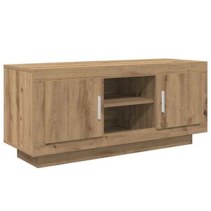 vidaXL Meuble TV Ch&ecirc;ne artisanal 102 x 35 x 45 cm Bois d'ing&eacute;nierie