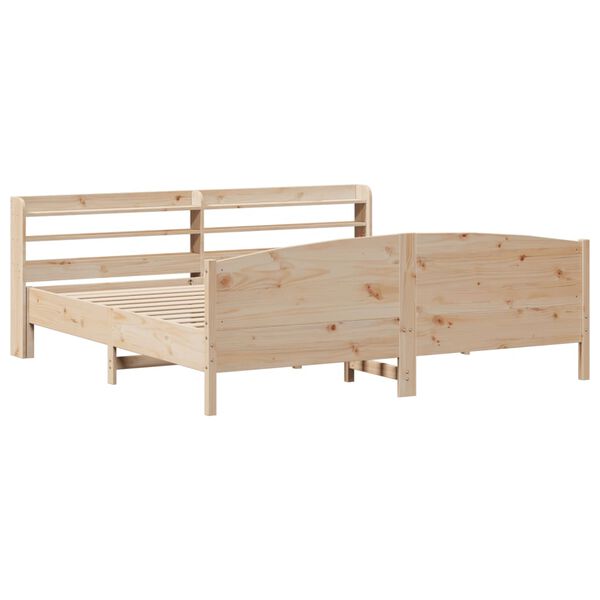 vidaXL Cadre de lit sans matelas 180x200 cm bois massif de pin