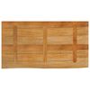 vidaXL Dessus de table à bord vivant 100x60x2,5cm bois massif manguier