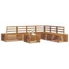 vidaXL Ensemble de canap&eacute;s d'ext&eacute;rieur 7 Pi&egrave;ce Naturel