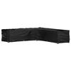 vidaXL Housse de salon de jardin en forme de L 20 &oelig;illets 300x300x70cm