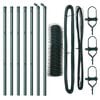 vidaXL Cl&ocirc;ture en fil soud&eacute; pour sol 10 x 0,6 m (L x H)