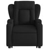 vidaXL Fauteuil inclinable de massage &eacute;lectrique Noir Tissu