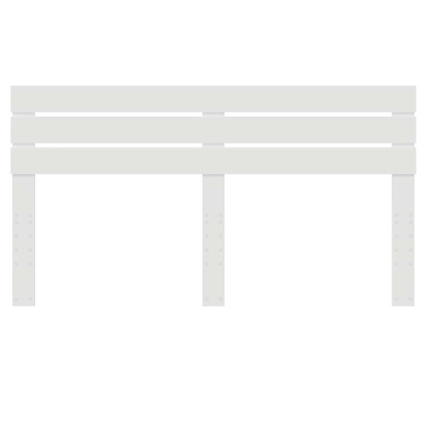 vidaXL T&ecirc;te de lit Blanc 180 cm Bois d'ing&eacute;nierie