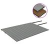 vidaXL Panneaux de terrasse et accessoires WPC Marron/gris 30 m&sup2; 2,2 m