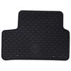 vidaXL Tapis de voiture 4 pcs Noir Caoutchouc