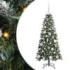 vidaXL Sapin de Noël artificiel avec 150 LED Vert 55 x 55 x 120 cm