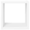 vidaXL &Eacute;tag&egrave;res cube murales 6 pcs Blanc 22x15x22 cm