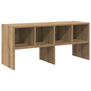 vidaXL &Eacute;tag&egrave;re &agrave; chaussures empilable ch&ecirc;ne artisanal 89,5x30x40 cm