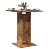 vidaXL Table de bistro vieux bois 60x60x75 cm bois d'ingénierie