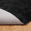 vidaXL Tapis en fausse Tafalla Noir &Oslash; 160 cm Polyester
