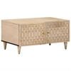 vidaXL Table basse 80x50x40 cm bois de manguier massif