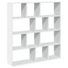 vidaXL Biblioth&egrave;que blanc 132x29x141,5 cm bois d'ing&eacute;nierie