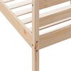 vidaXL Cadre de lit sans matelas 120x200 cm bois de pin massif