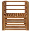 vidaXL Ensemble de canap&eacute;s d'ext&eacute;rieur Naturel 67 x 63 x 73 cm