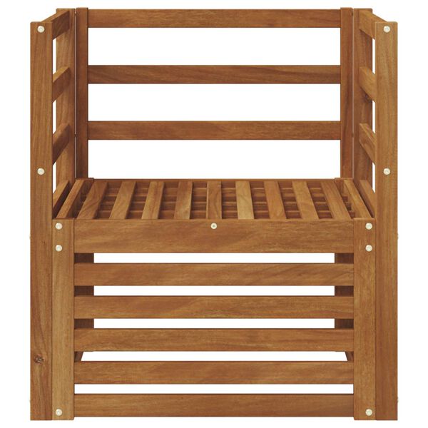 vidaXL Ensemble de canap&eacute;s d'ext&eacute;rieur Naturel 67 x 63 x 73 cm