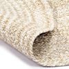 vidaXL Tapis fait à la main Jute Blanc et naturel 150 cm