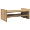 vidaXL Support de moniteur ch&ecirc;ne artisanal 50x27x20 cm bois ing&eacute;nierie