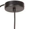 vidaXL Lampe suspendue 25 W Noir Rond 17 cm E27