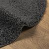 vidaXL Tapis shaggy PAMPLONA poils longs moderne anthracite &Oslash; 80 cm