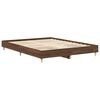 vidaXL Cadre de lit sans matelas ch&ecirc;ne marron 90x200cm bois ing&eacute;nierie