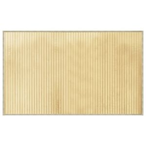 vidaXL Tapis rectangulaire naturel clair 60x100 cm bambou