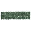 vidaXL &Eacute;cran de balcon avec feuilles vert fonc&eacute; 300x75 cm