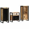 vidaXL Ensemble de mobilier de salle de bain avec &eacute;tag&egrave;re 3 pcs