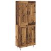 vidaXL Haut Armoire Bois Ancien 69,5 x 34 x 180 cm Bois d'ing&eacute;nierie