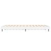 vidaXL Cadre de lit sans matelas blanc 120x190 cm bois d'ing&eacute;nierie