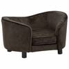 vidaXL Canap&eacute; pour chien Marron 69x49x40 cm Peluche