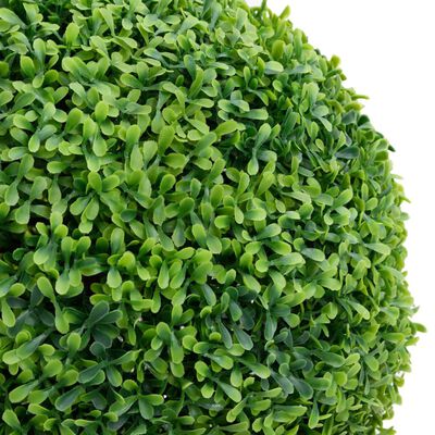 vidaXL Plante de buis artificiel avec pot Forme de boule Vert 50 cm