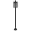 vidaXL Lampadaire d'ext&eacute;rieur noir 100 cm acier inoxydable