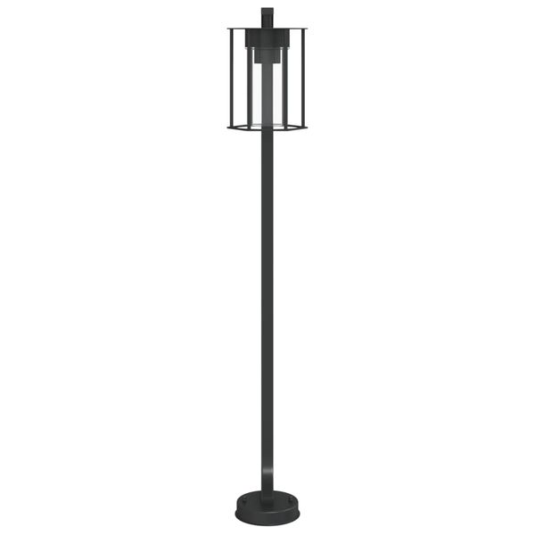 vidaXL Lampadaire d'ext&eacute;rieur noir 100 cm acier inoxydable