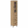 vidaXL Haut Armoire Ch&ecirc;ne artisanal 34,5 x 34 x 180 cm
