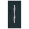 vidaXL Porte d'entr&eacute;e anthracite 98x200 cm PVC