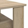 vidaXL Table basse Ch&ecirc;ne Sonoma 90 x 50 x 40 cm Bois d'ing&eacute;nierie