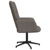 vidaXL Chaise de relaxation avec tabouret Taupe Tissu