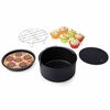 Princess Set d'accessoires de friteuse 10 pcs 5,2 L M&eacute;tal et silicone
