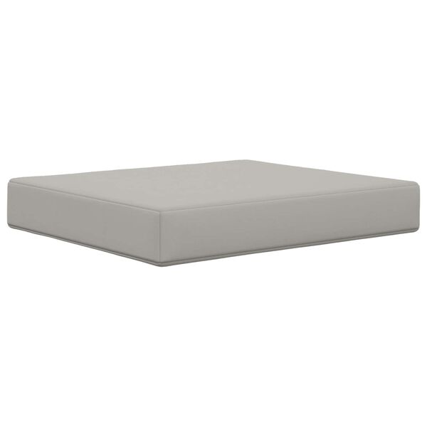 vidaXL Coussin de canap&eacute; d'ext&eacute;rieur 2 pcs Gris Polyester