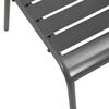 vidaXL Ensemble de chaises de jardin empilables 7 pcs anthracite