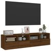 vidaXL Meubles TV muraux 2 pcs ch&ecirc;ne marron 60x30x30cm bois ing&eacute;nierie