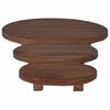 vidaXL Tabouret &agrave; Plantes 3 pcs Marron Bois d'Acajou