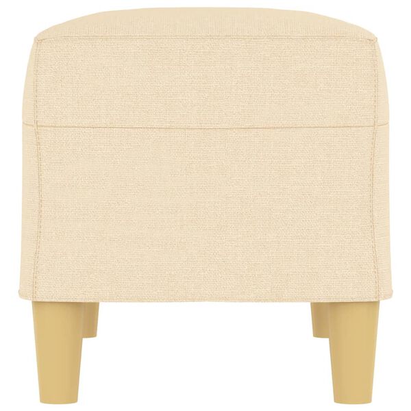 vidaXL Banc Crème 70x35x41 cm Tissu