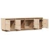 vidaXL Meuble TV 156x37x45 cm Bois de pin massif
