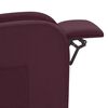 vidaXL Fauteuil électrique de massage Violet Tissu