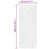 vidaXL Tapis shaggy PAMPLONA poils longs moderne noir 80x200 cm