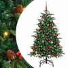 vidaXL Sapin de No&euml;l artificiel Vert 150 cm PVC, m&eacute;tal et plastique